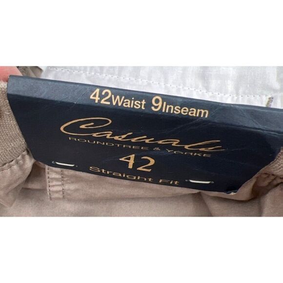 Roundtree Yorke Casuals Shorts Cargo Men Dusty Brown Size 43 Straight Fit New - Picture 5 of 11